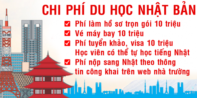 chi phí du học nhật bản